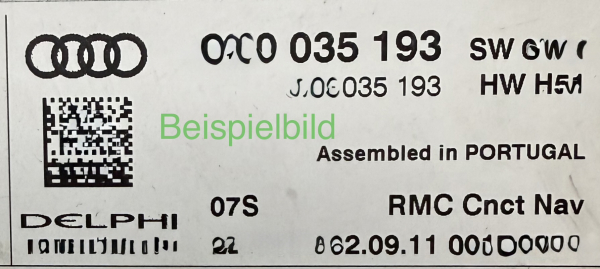 Reparatur Audi A1 Q3 8X0 / 8U0 DELPHI RMC Cnct mit oder ohne Navi - Multimedia mittlerer Drehknopf - OK Bestätigungstaste defekt